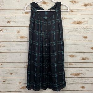 Theyskens’ Theory Black Printed 100% Silk …